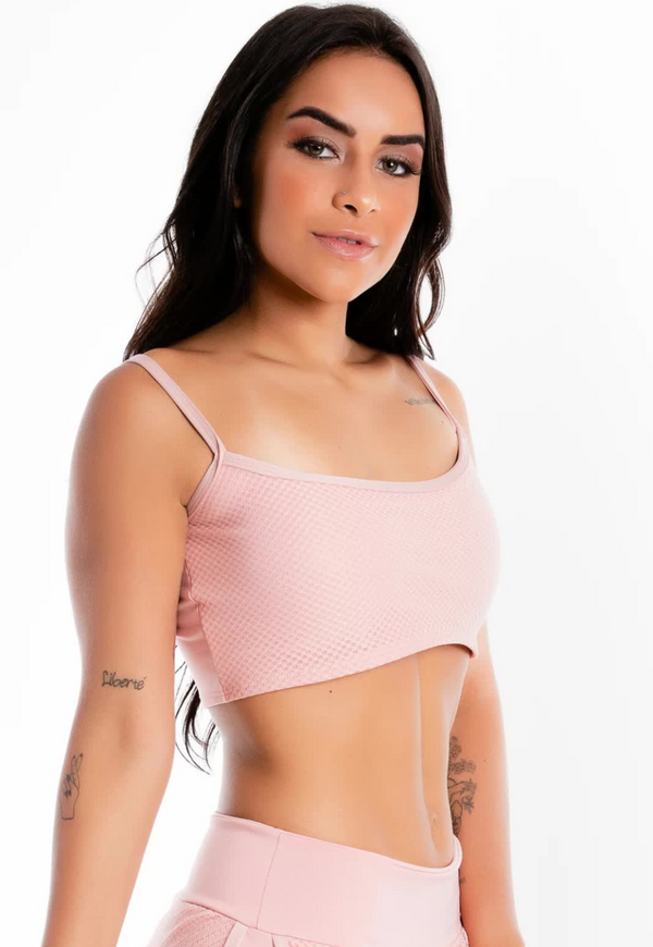 Cropped Alcinha Liso - Foto 1