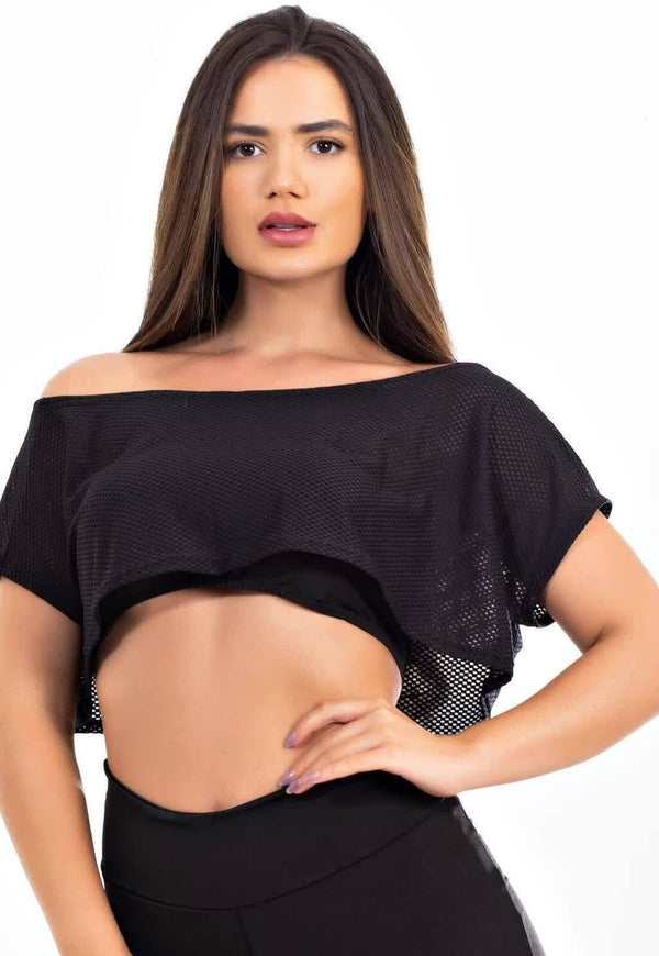 Blusa Feminina Tomara que Caia Cropped - Foto 1