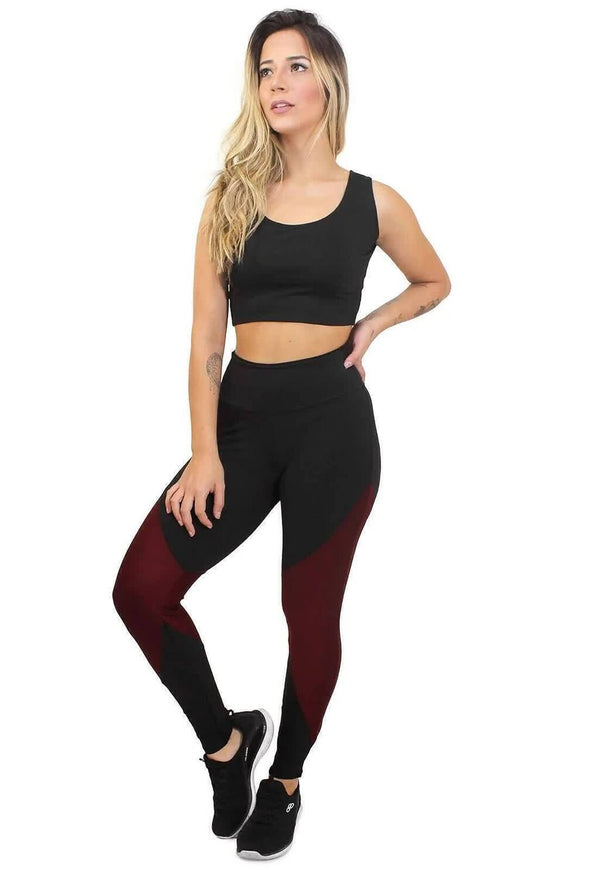 Conjunto Calça Legging e Cropped PowerMax - Foto 1