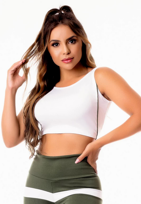 Top Cropped Academia Fitness - Foto 1