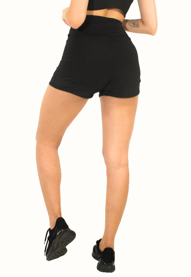 Short Fitness Com Detalhe Tela - Foto 3
