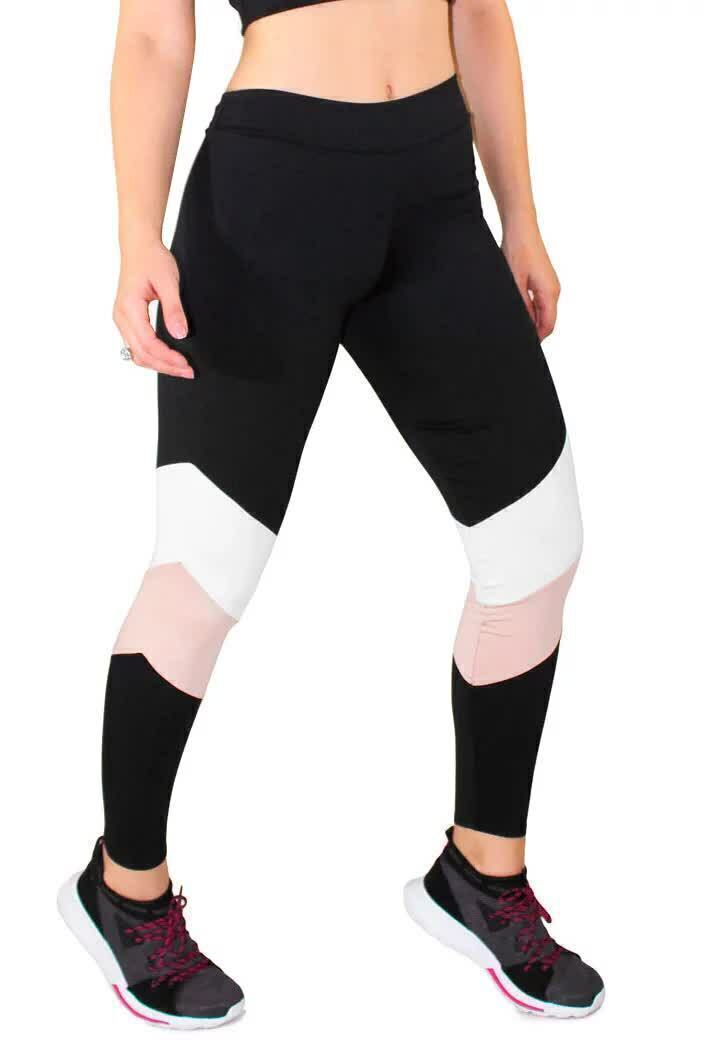 Calça Legging Fitness Detalhe Chocolate e - Foto 4