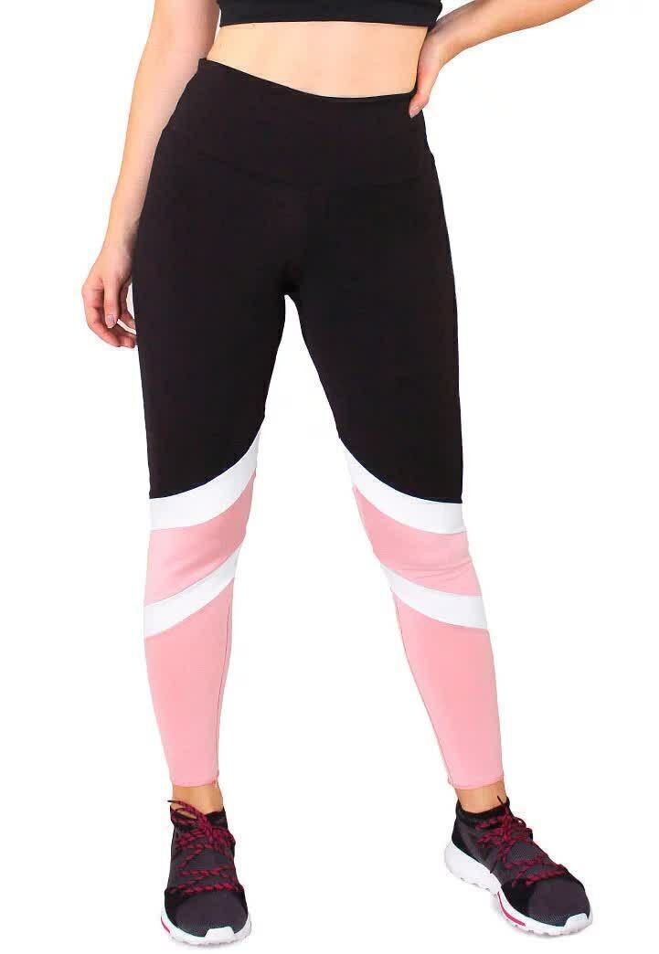 Calça Legging Fitness com Detalhes - Foto 1