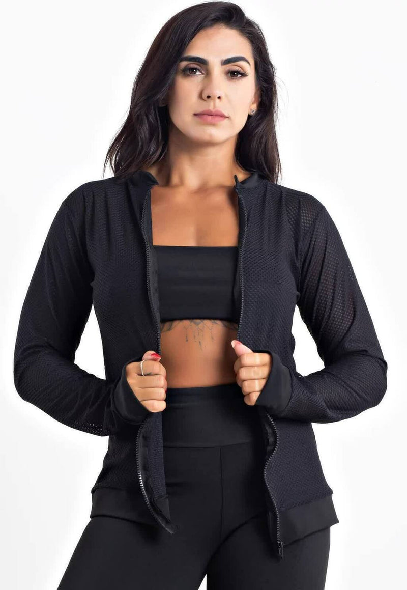 Casaco Manga Longa Dry Fitness Feminino - Foto 6