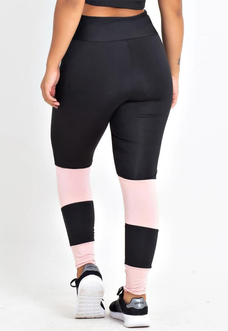 Calça Legging Fitness Preta Detalhe - Foto 3