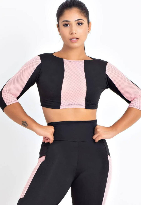 Cropped Fitness Feminino - Foto 1