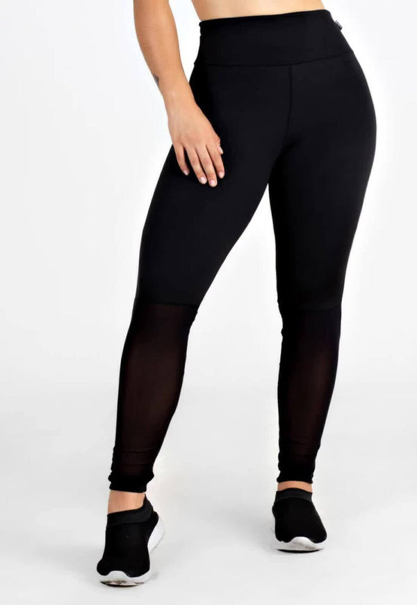 Calça Legging Fitness Preta - Foto 1