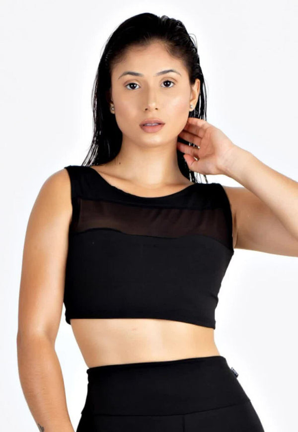 Cropped Fitness Feminino - Foto 1