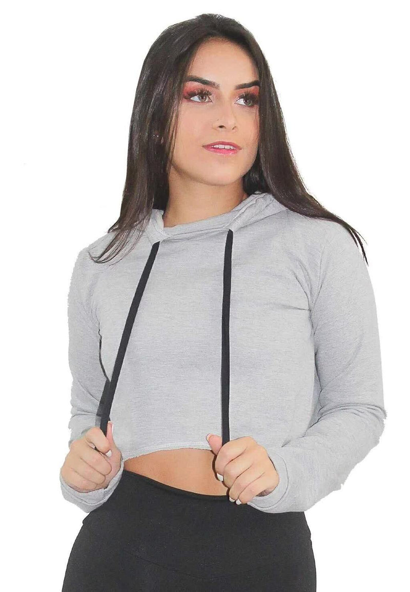 Casaco Feminino Moletom Capuz - Foto 2