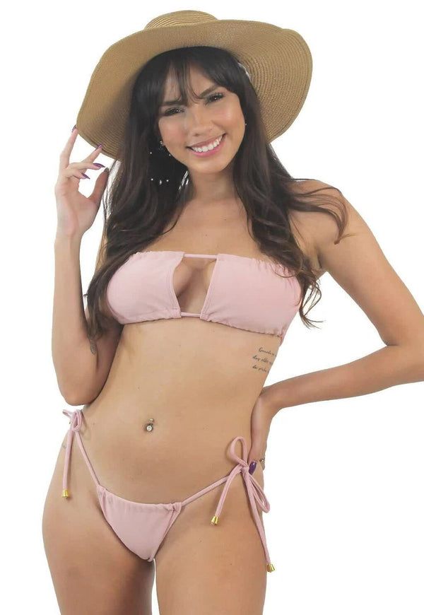 Biquini Tomara Que Caia Calcinha de Amarrar - Foto 1