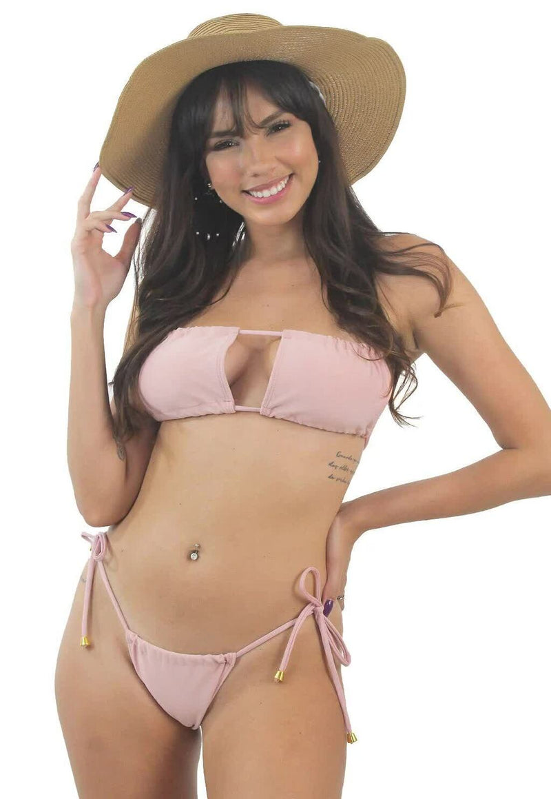 Biquini Tomara Que Caia Calcinha de Amarrar - Foto 1