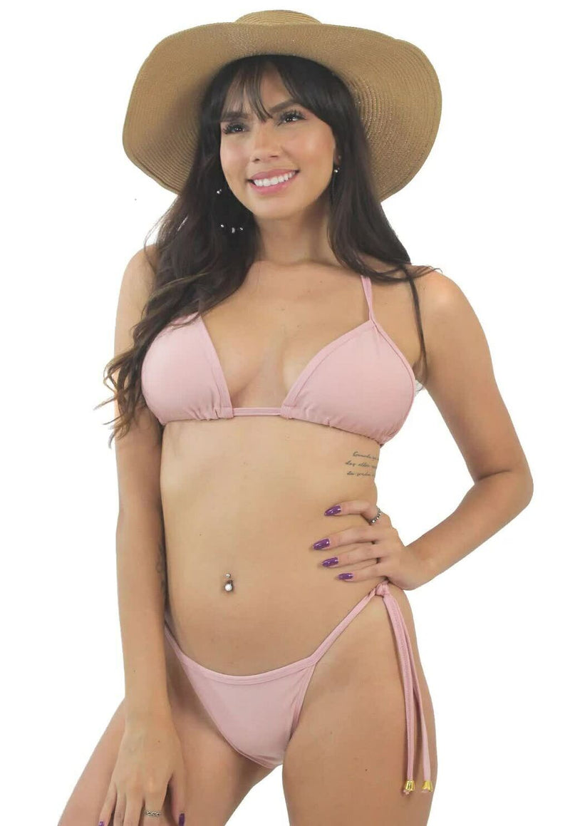 Biquini Calcinha de Amarrar Cortininha - Foto 2