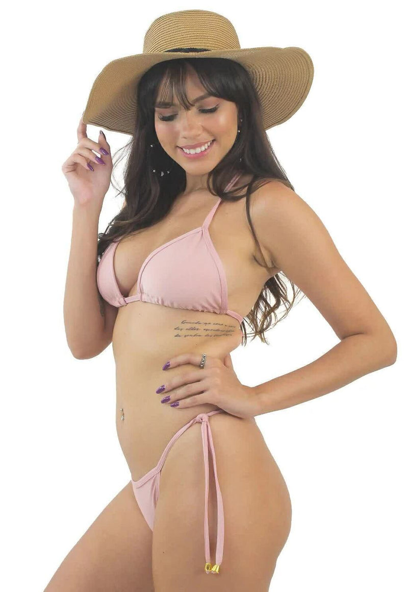 Biquini Calcinha de Amarrar Cortininha - Foto 3