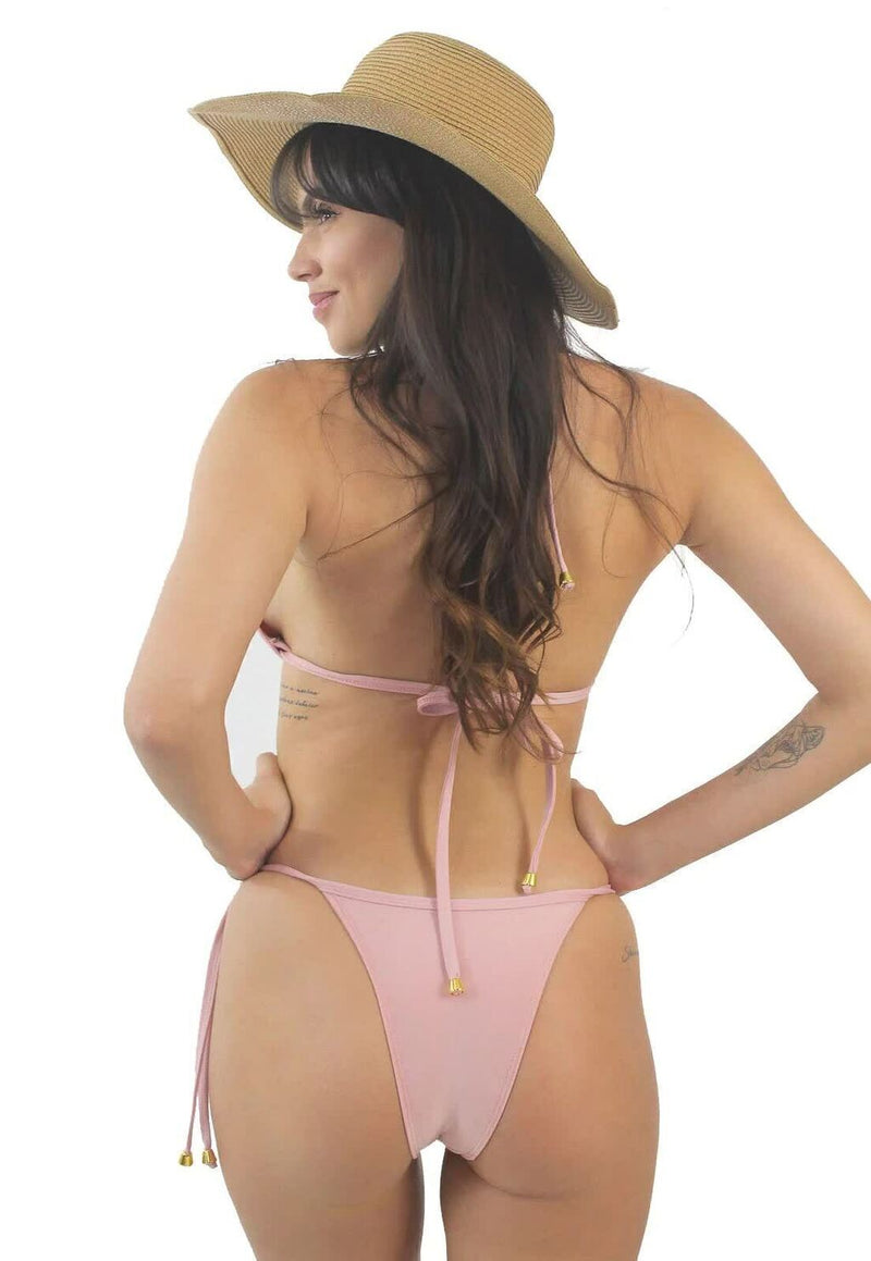 Biquini Calcinha de Amarrar Cortininha - Foto 4