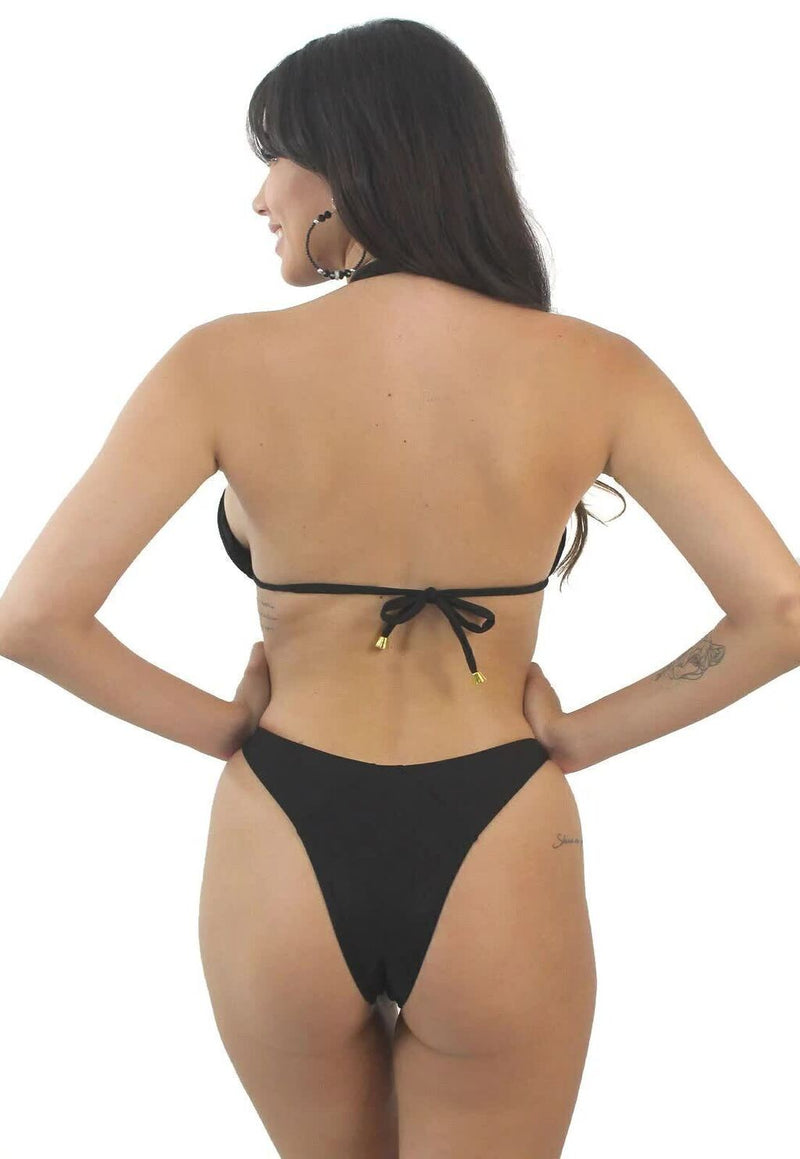 Biquíni Cruzado Calcinha Lisa Top - Foto 3