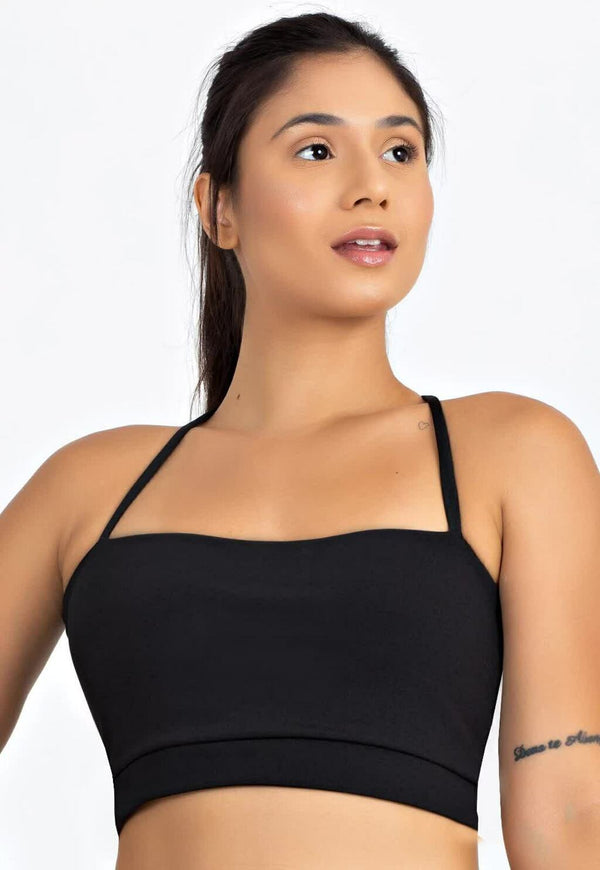 Cropped Alça de Alcinha nas Costas Cruzado - Foto 1