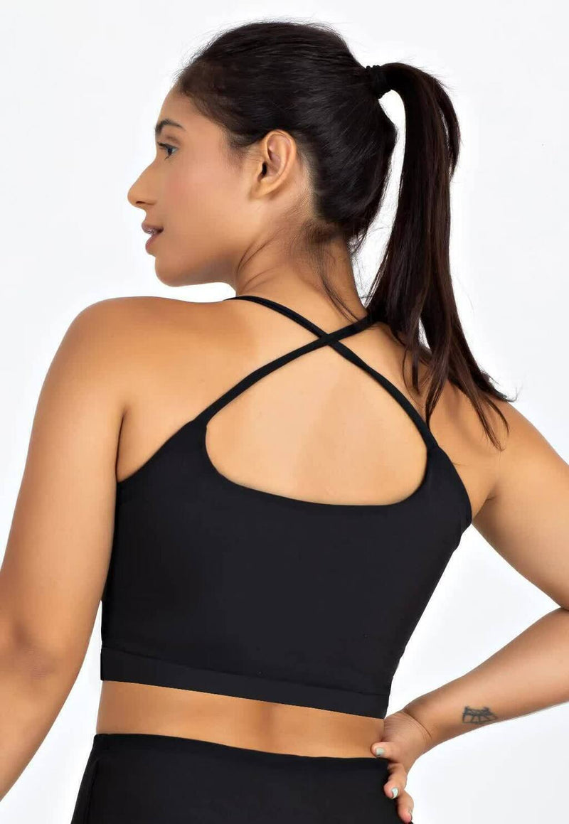 Cropped Alça de Alcinha nas Costas Cruzado - Foto 2