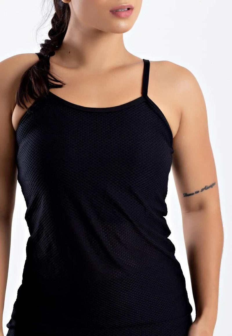 Camiseta Top Embutido Tela Alcinha - Foto 4