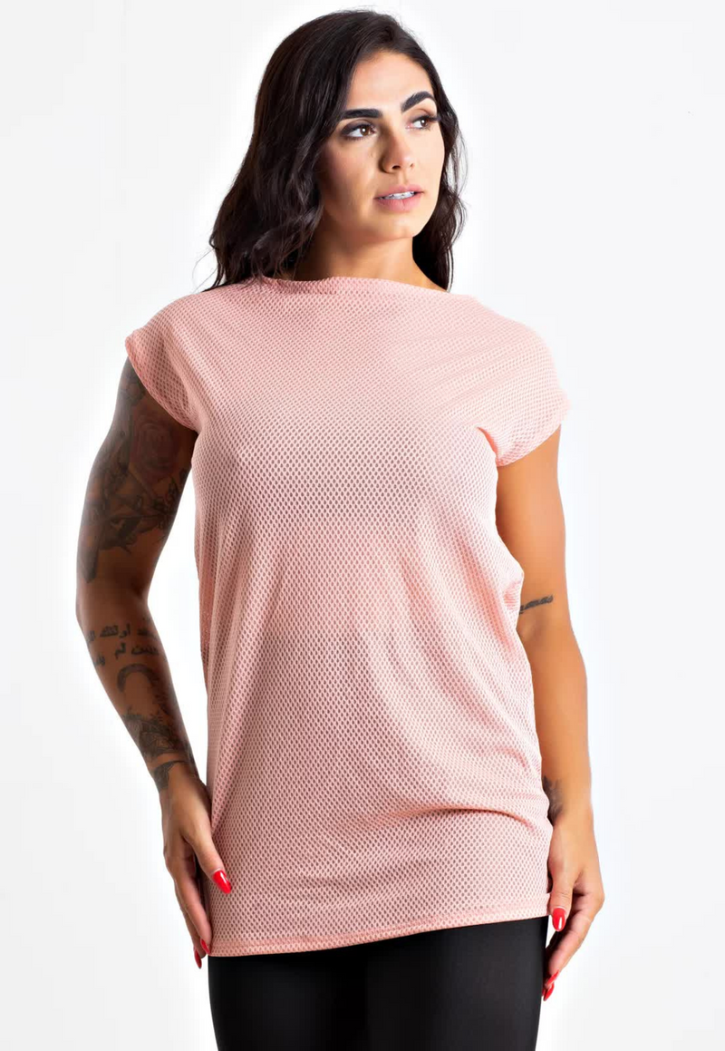 Blusa Tela Manga Curta Fitness - Foto 4