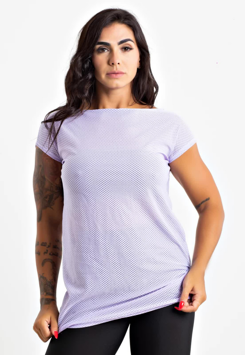Blusa Fitness Manga Curta - Foto 3