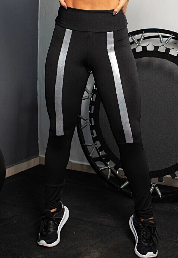 Calça com Elástico Legging Cintura Alta - Foto 1