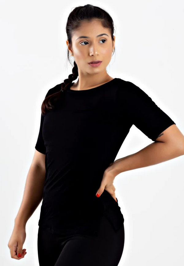 Blusa Manga Curta Fitness Lisa - Foto 1