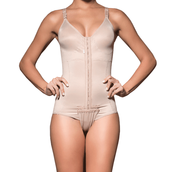 Body Modelador com Abertura Frontal e Fecho Duplo