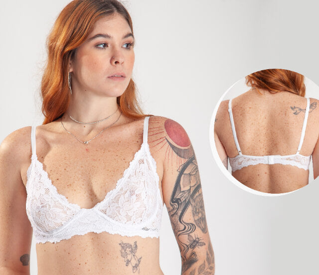 Bralette de Renda com Aro e sem Bojo - Foto 2