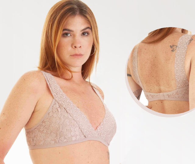 Bralette Longline de Renda com Alças Fixas - Foto 2